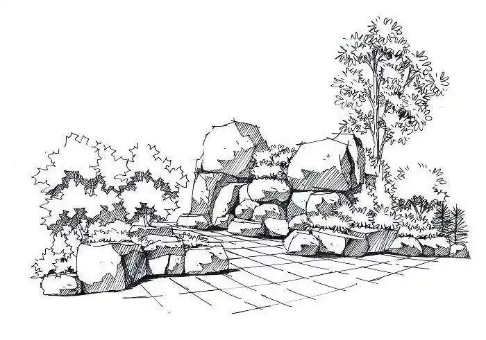 (分享)100张园林景观手绘效果图——中山市迎科照明工程有限公司