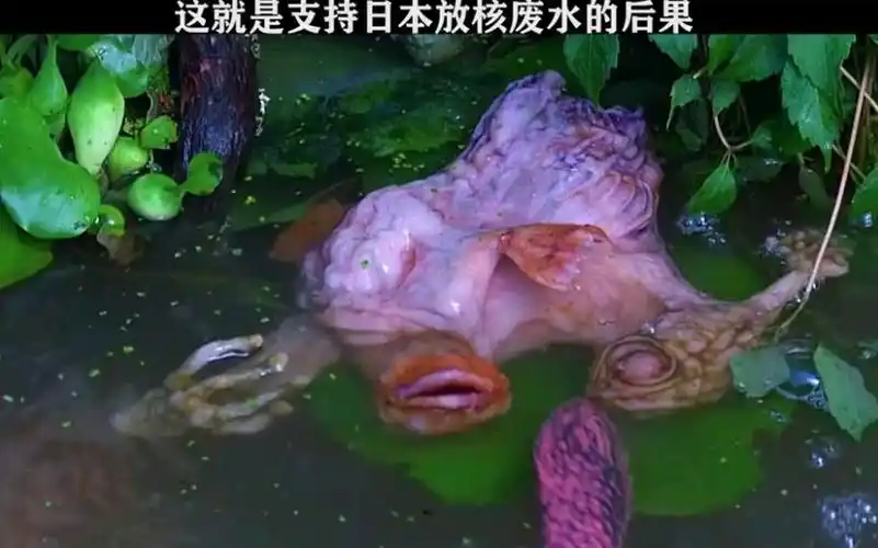 这就是支持日本放核废水的严重后果!海里的鱼都变异了!