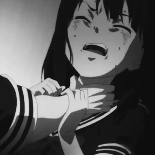 进来拿头像丨暗黑丧系黑白动漫头像