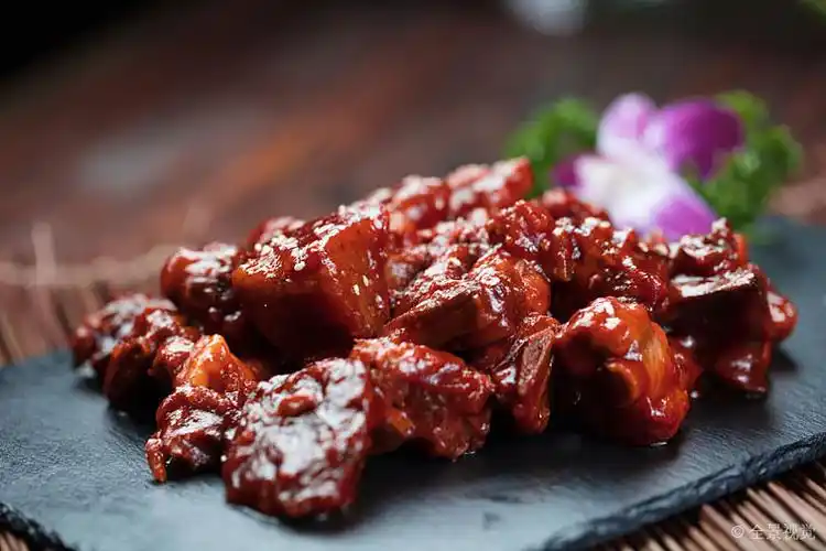 中华美食创意料理糖醋排骨_高清图片_全景视觉