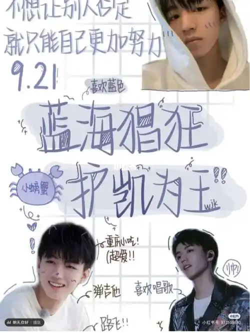 给王俊凯一片蓝海吧