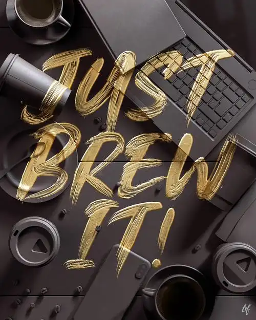 30款酷炫3d字体设计