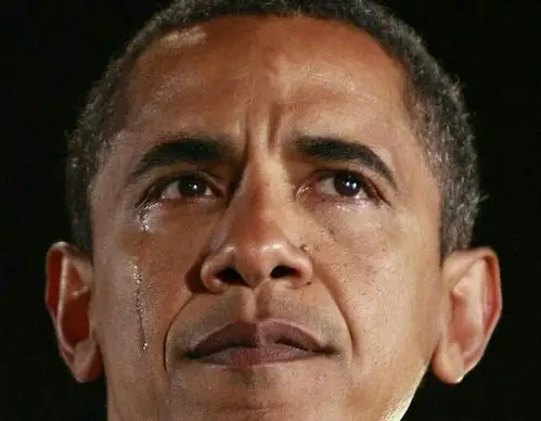 美国总统奥巴马在任期间,共有十次在公共场合流泪.
