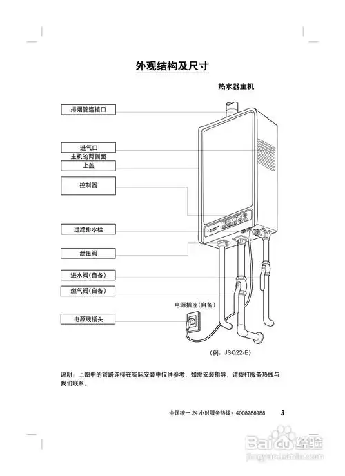 史密斯jsq26-ex热水器使用说明书:[1]-百度经验