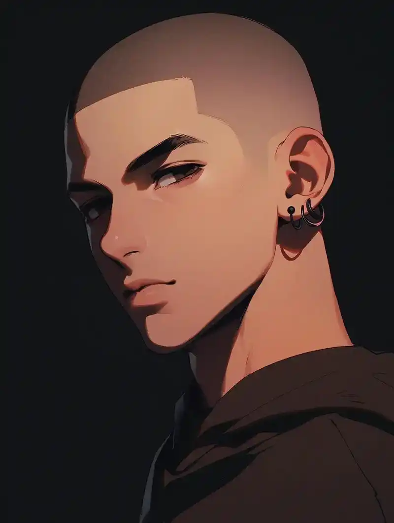 寸头的魅力#寸头的魅力 #酷 #漫画头像 #ai - 抖音