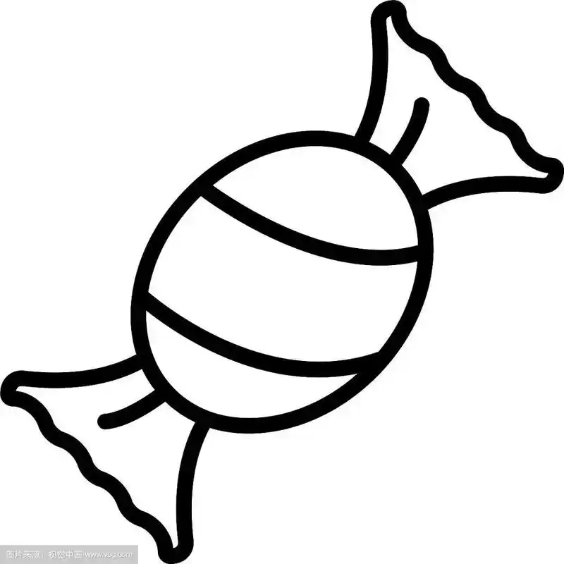 棒棒糖图标轮廓风格