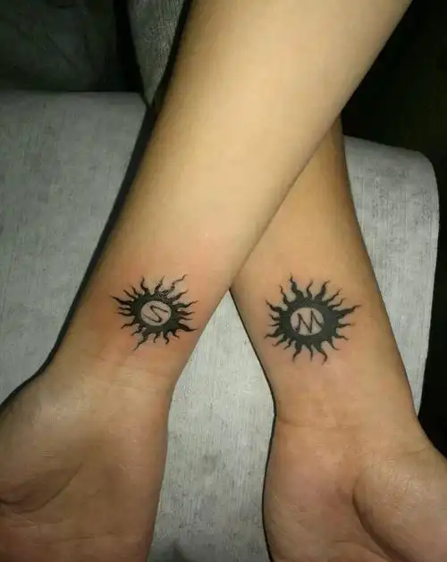 情侣小清新纹身!纹身图片