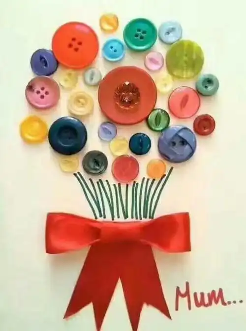 育儿创意纽扣画|用纽扣做画,纽扣的世界,你懂多少?