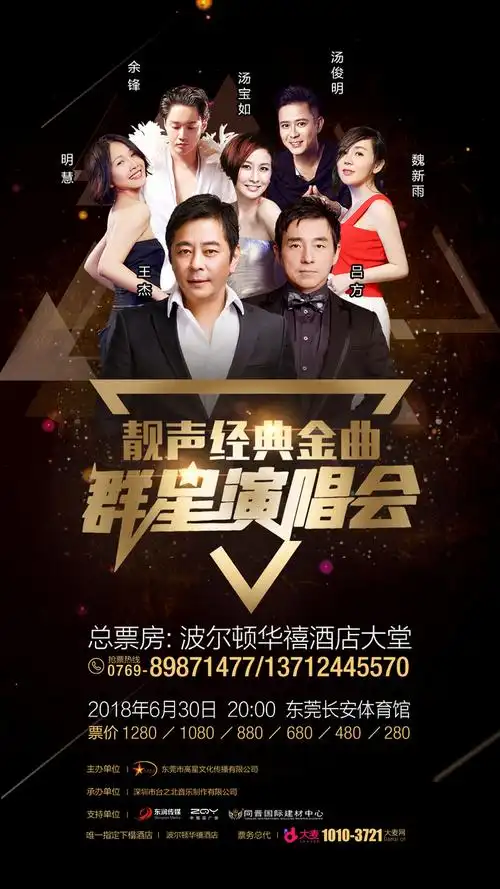 《靓声经典金曲群星演唱会》演唱会海报设计-clairebear