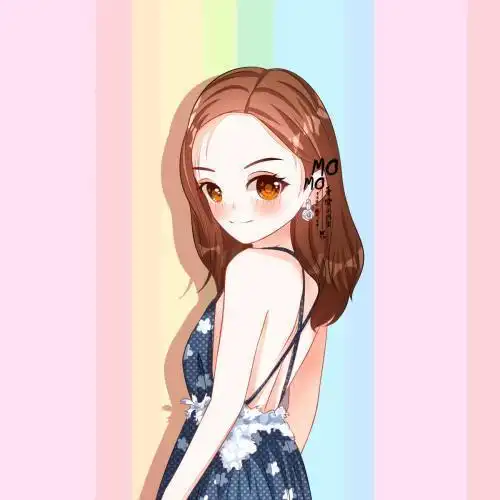 卡通版杨颖简笔画