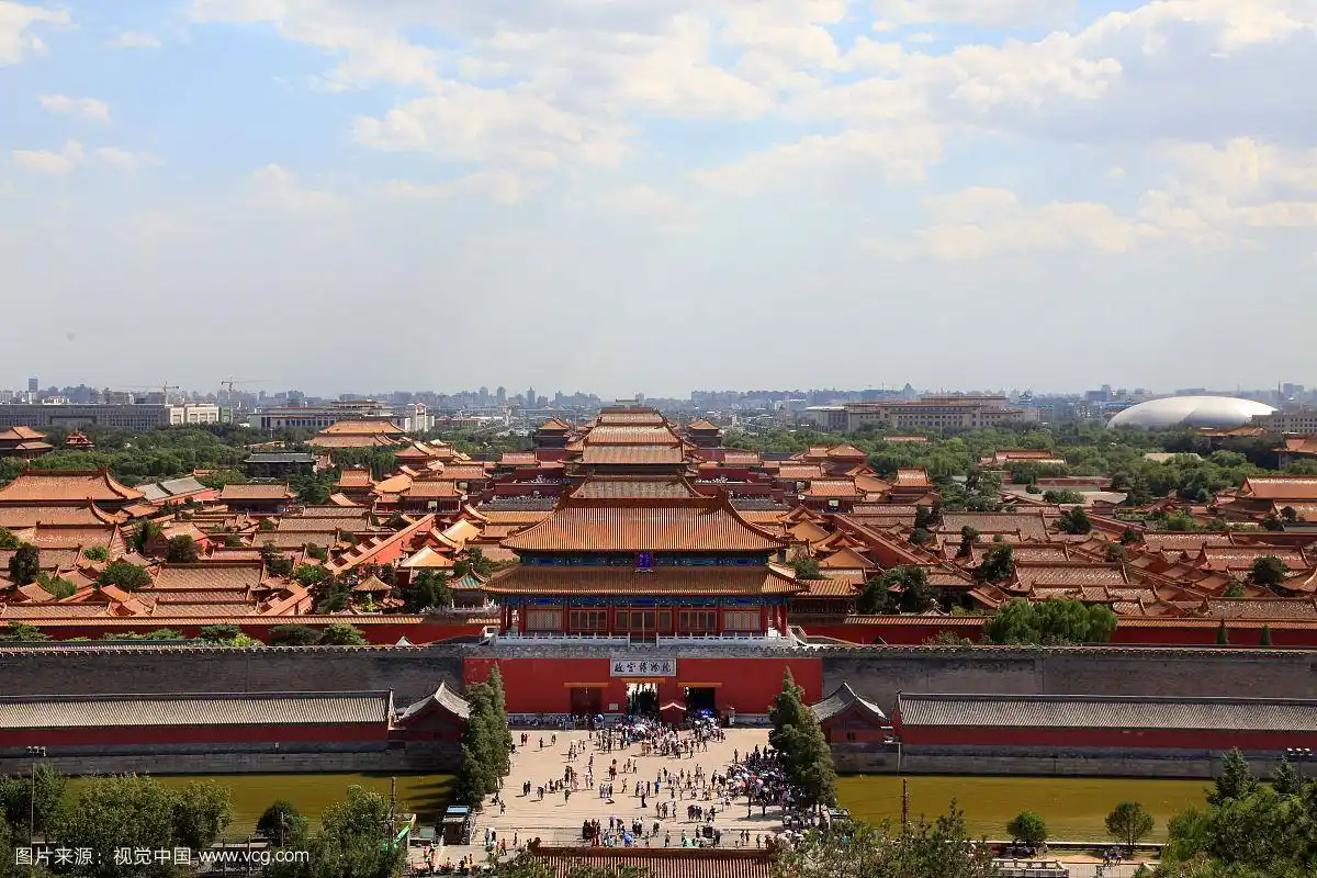 俯瞰故宫全景