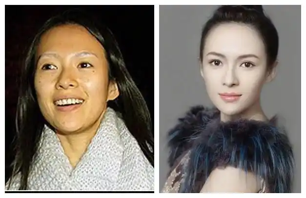 明星妆后素颜对比照,最后一张简直不敢认