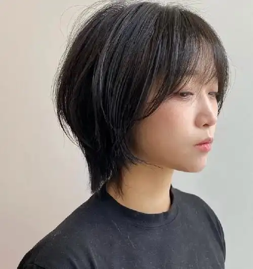 高级个性狼尾发 酷女生帅气短发_时尚发型 - 美发站