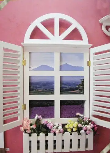 5 田园风格纯白尖顶窗户   童话中的白色窗户,带给家甜美清新的感受
