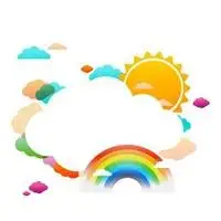 可爱云朵彩虹头像图片_微信头像图片大全