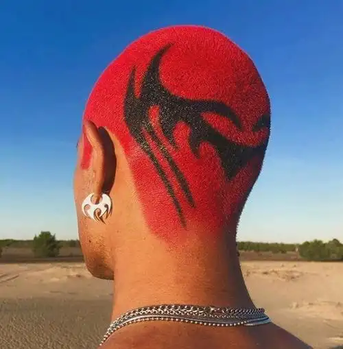 时髦酷炫寸头发型 潮色寸头帅出天际_染发发型 - 美发站