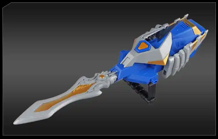 铠甲勇士捕将铠传帝皇侠刑天铠甲召唤腰带武器儿童玩具 进化版-炎龙侠