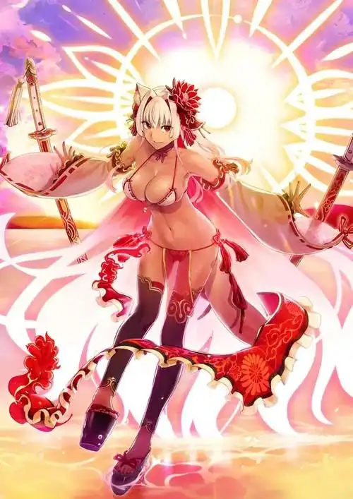 fgo日服泳装铃鹿御前灵基立绘一览-fgo泳装铃鹿御前灵基立绘怎么样