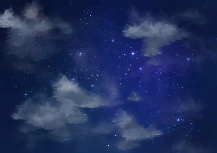 星空插画图片壁纸