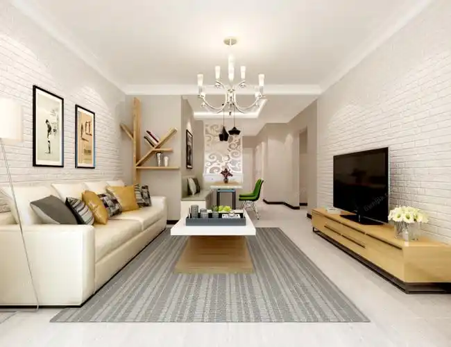 现代简约风三居室装修效果图集_丽维家家装图库