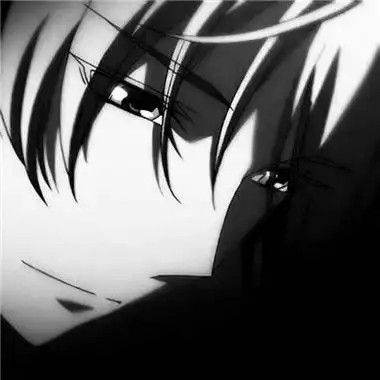 冷漠黑白酷酷的二次元男生头像二次元男生qq动漫头像