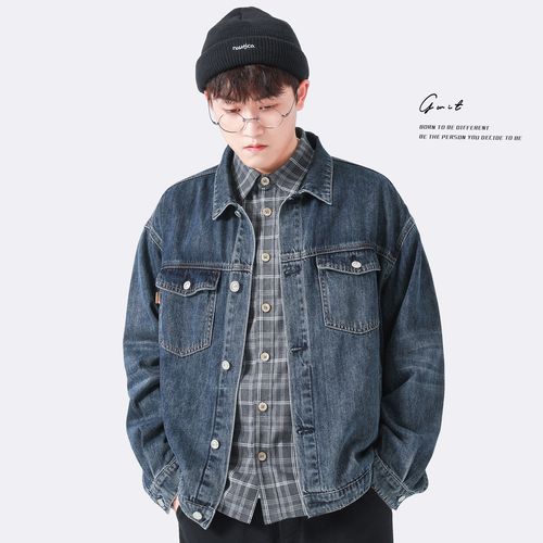 牛仔外套夹克男