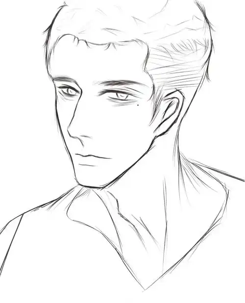 摸鱼一个寸头帅哥