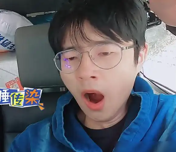 刘昊然后座睡颜大公开当镜头扫到他的嘴不是23岁该有的