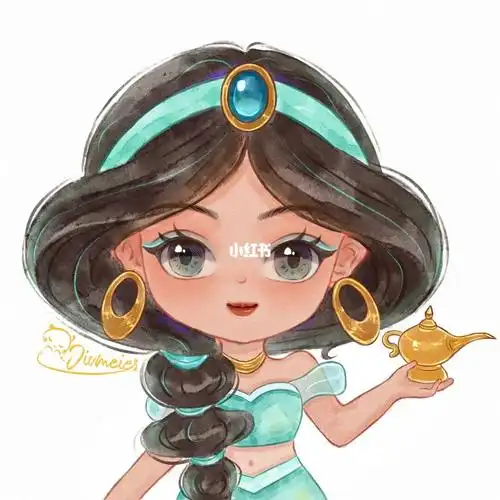 q版头像迪士尼系列之茉莉公主