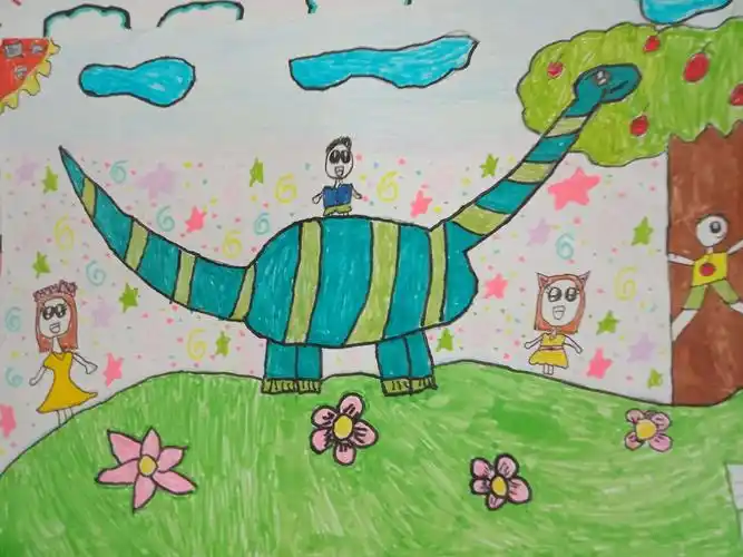 二年级美术画,二年级过年画儿童画-图片大观-奇异网