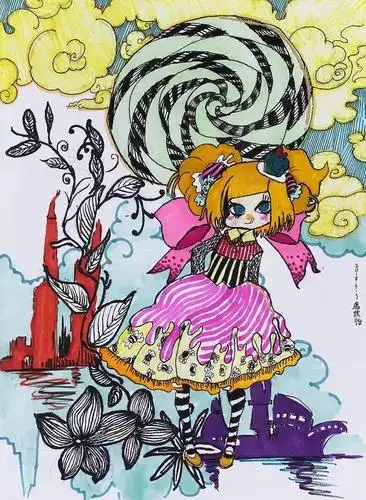 第三届"我爱颜色——小天才绘画大赛"部分获奖作品欣赏