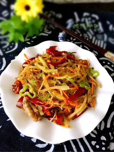 随便炒点菜做晚餐吧