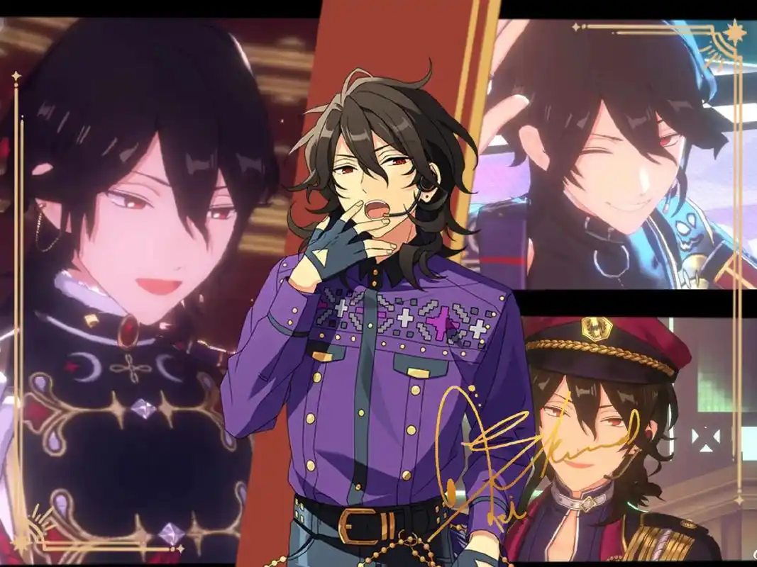 偶像梦幻祭#偶像梦幻祭2 #朔间零 #樱河琥珀#三毛缟斑  - 抖音