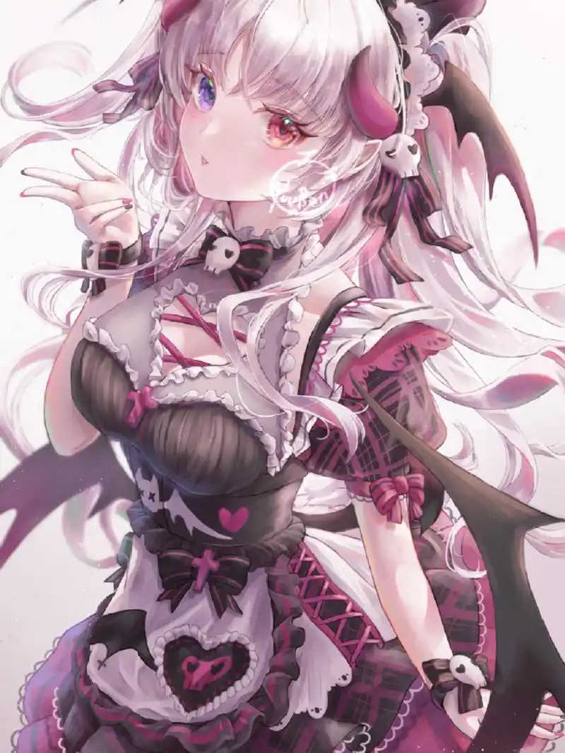 二次元动漫美图#女吸血鬼 可怕,可怜,可爱 又让人无法自拔的 女吸血鬼