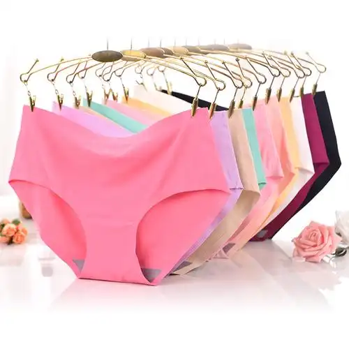 底裤女士一片夏季裤头式冰丝 内裤三角