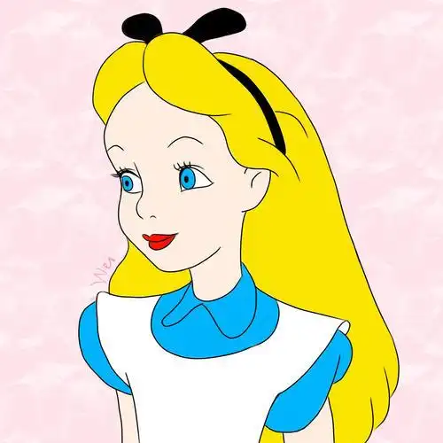 爱丽丝简笔画q版 第1页