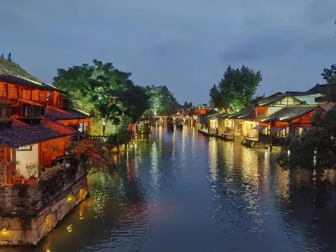 随手拍的几张乌镇傍晚图片#乌镇西栅