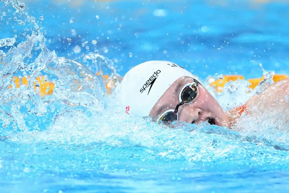 游泳——女子400米自由泳:李冰洁夺冠(2)