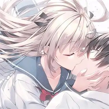 超甜的情侣头像一对两张卡通动漫情侣头像可爱图片