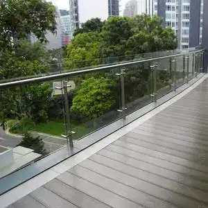 金日盛钢化玻璃阳台楼梯扶手护栏不锈钢立柱栏杆家用厂家定制直销