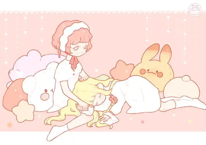 一组来自画师barung,少女心爆棚的插画. - 堆糖,美图壁纸兴趣社区