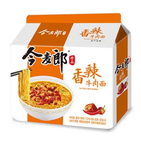 今麦郎珍品香辣牛肉面6连包