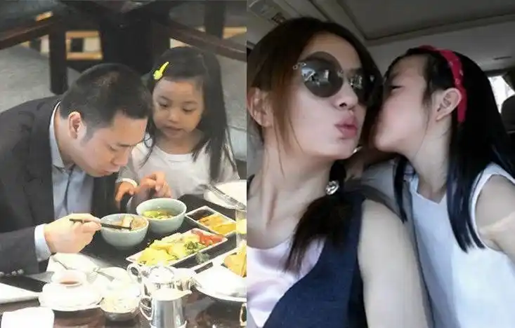 41岁赵薇全家近照老公是亿万富豪7岁女儿超级可爱