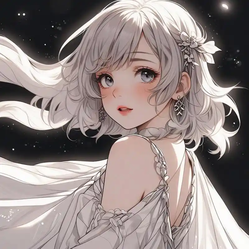 动漫女孩头像,高冷女头94