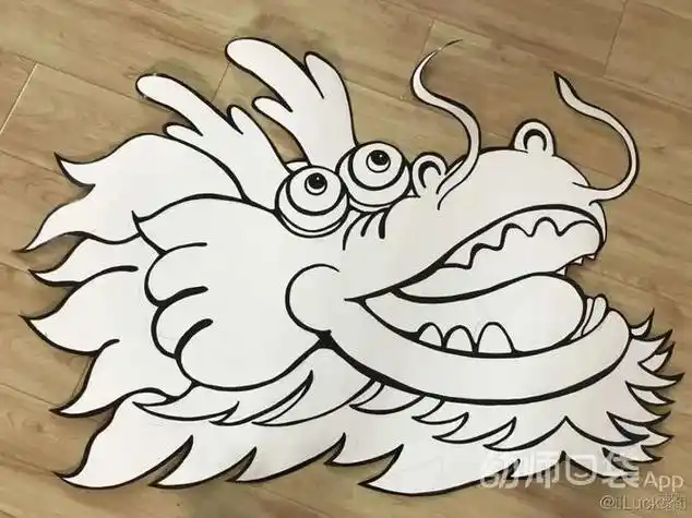 永泰县城关幼儿园"小手拉大手" 宅龙头龙尾图片龙头简笔画怎么画首先