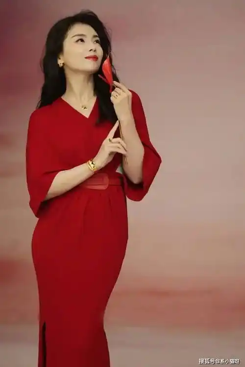 原创刘涛穿红裙现身尽显女人风采