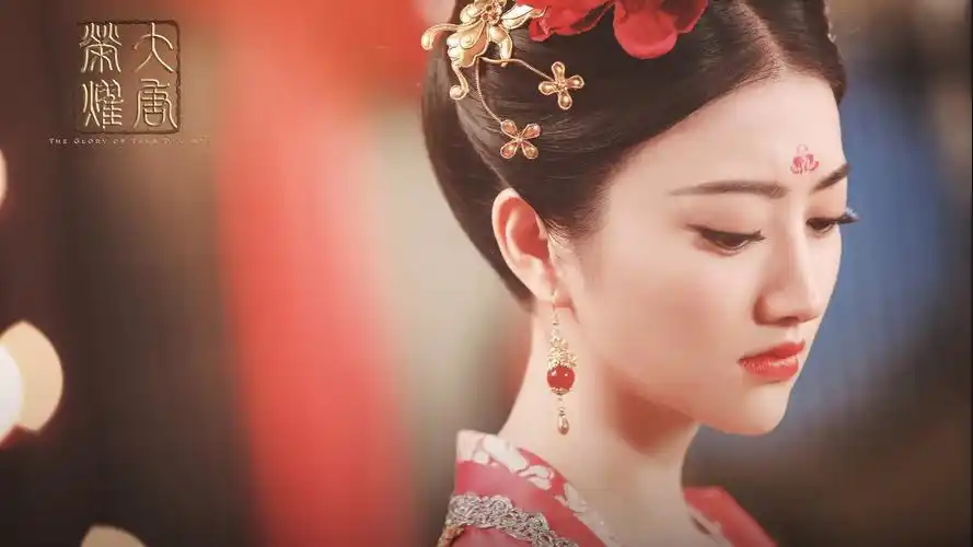 大唐荣耀大婚剧照桌面壁纸大唐荣耀景甜任嘉伦沈珍珠李豫