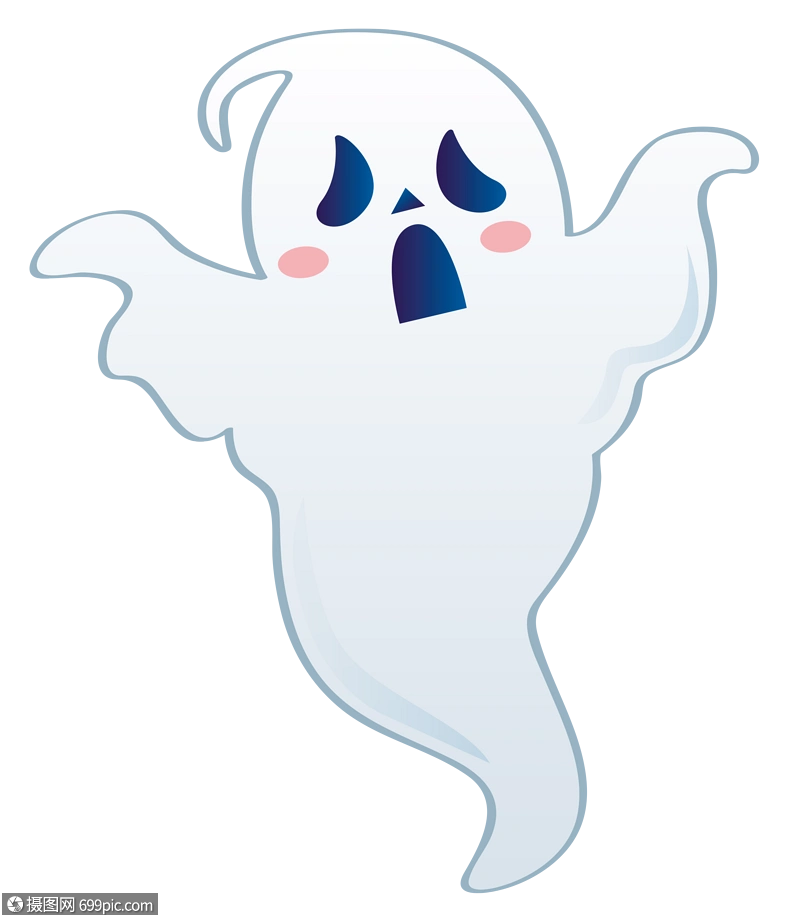 万圣节鬼魂鬼节可爱