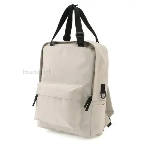 聚酯纤维手提单肩小型双肩背包日本进口muji双肩背包