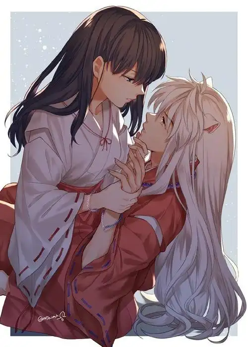 犬夜叉x戈薇 温馨甜蜜的小情侣79(*0766`*)#犬夜叉#twi:mtb_umk